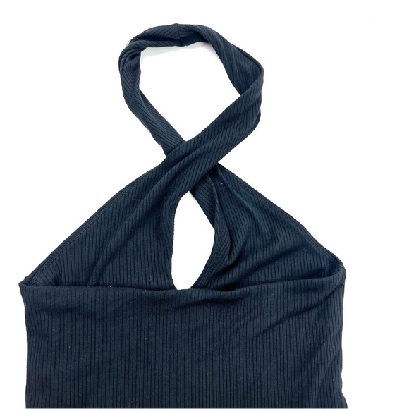 Aritzia wilfred crisscross halter top in black size XS - Picture 6 of 8